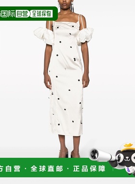欧洲直邮JACQUEMUS 女士连衣裙 233DR0741000OFFWHITEBLACK
