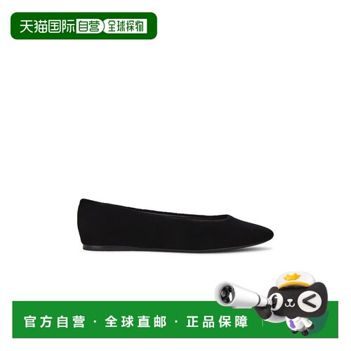 1h可退 香港直邮Saint Laurent 圣罗兰 女士 GIO 天鹅绒芭蕾平底