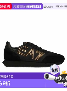 1h可退 香港直邮 EA7 Emporio Armani运动鞋圆头系带低帮休闲X8X1