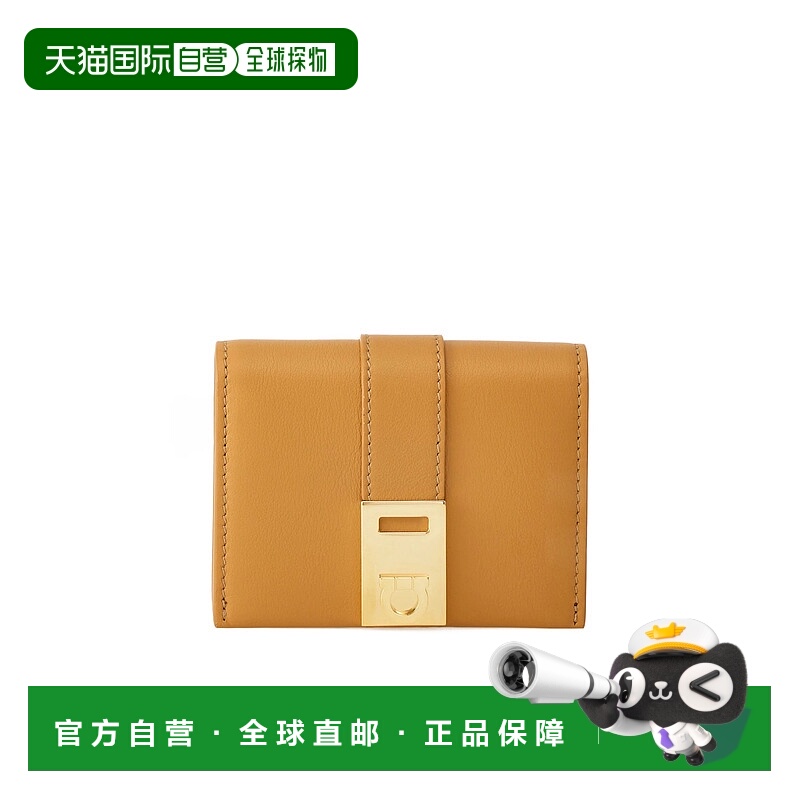 香港直邮Salvatore Ferragamo Gancini搭扣钱包 220633菲拉格慕