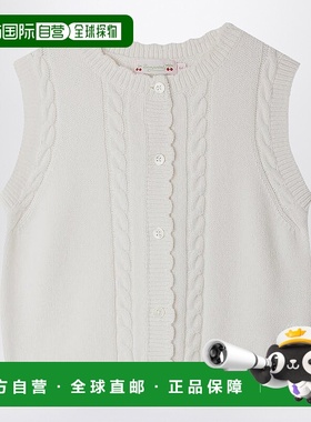 1h可退 香港直邮Bonpoint 女士 Jobolene 白色背心 P05GCAK00019V