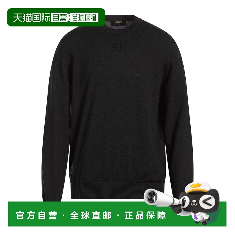 香港直邮Fendi 芬迪 男士 毛衣 GREY 灰色针织衫时尚舒适