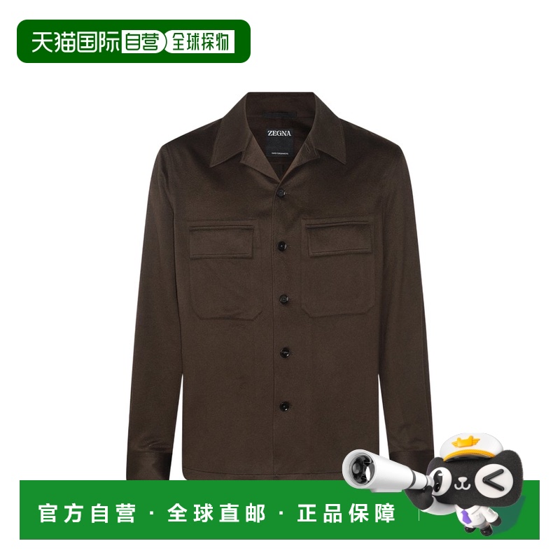香港直邮Zegna 长袖休闲夹克 UEV46A8SOT6B杰尼亚羊绒