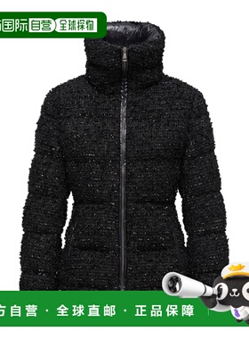 香港直邮Moncler Urbel羊毛粗花呢短款羽绒服 K20931A002455981W