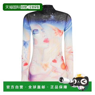 1h可退 香港直邮Casablanca 女士 多色上衣 WPF25JTP02801半高领