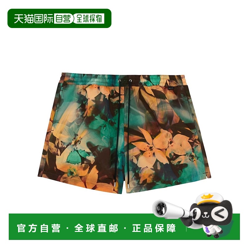 1h可退 香港直邮Paul Smith 保罗 史密斯 男士 彩繪照片泳褲 M1A2