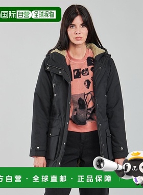 欧洲直邮Volcom 女士 WALK ON BY 5K PARKA 派克大衣 黑色夹克
