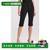 女士 七分裤 修身 black黑色 香港直邮VINCE 休闲裤 紧身裤 舒适时尚