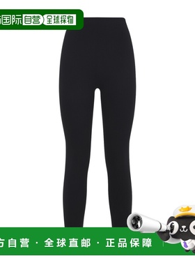 1h可退 香港直邮Wolford 女士 斜裂口打底裤 19492 black黑色 舒