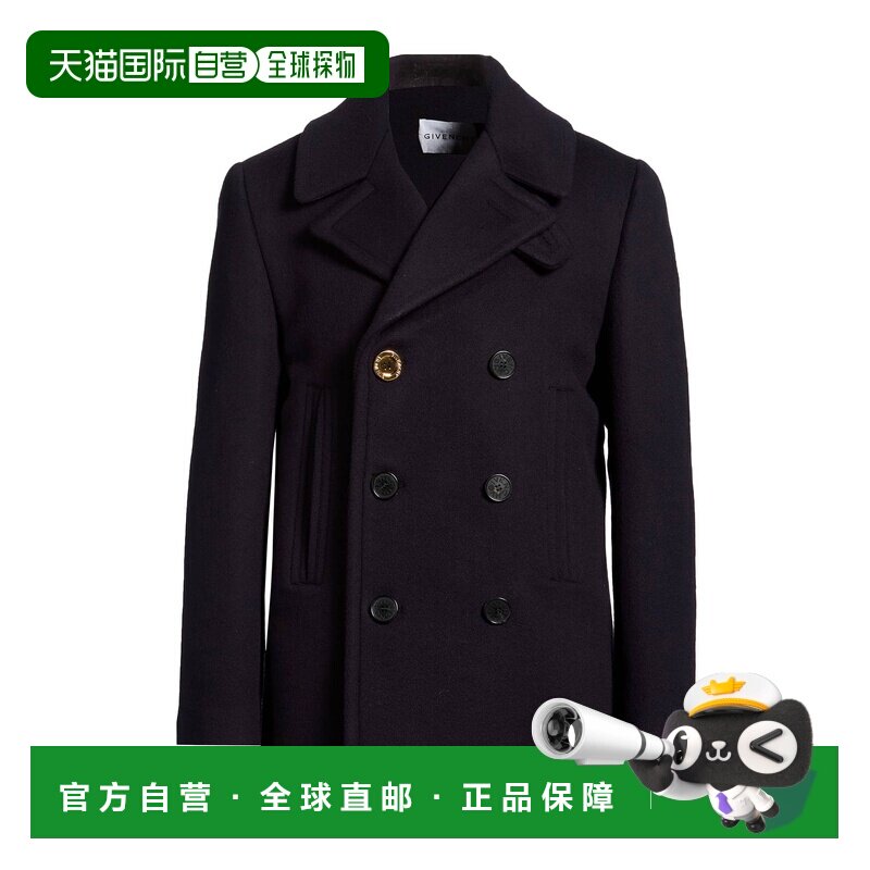 1h可退 香港直邮Givenchy 纪梵希 男士 大衣 blue蓝色 舒适时尚