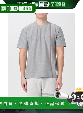 1h可退 香港直邮Thom Browne 汤姆 布朗 男士 条纹棉T恤 MJS252AJ