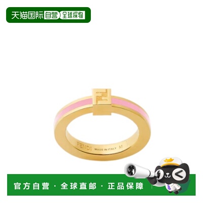 香港直邮FENDI 女士戒指 8AL217TL9F0V2M SS2026 金色 logo戒指