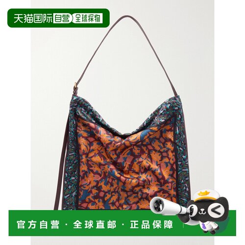 香港直邮Dries Van Noten 德赖斯 范诺顿 女士 印花绸缎肩包 2621