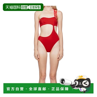 香港直邮Versace ABD01108A232185a1203 镂空单肩连体泳衣
