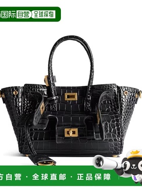 自营欧洲直邮Balenciaga巴黎世家 Bel Air金属配件小牛皮手提包