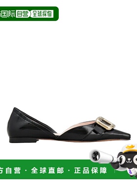 香港直邮Roger Vivier Viv' Canard D'Orsay 金属扣芭蕾舞鞋 RVW7