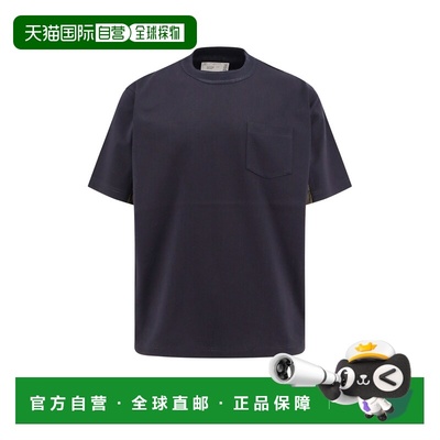 1h可退 香港直邮Sacai 男士 T恤 2503644M201 blue蓝色 舒适时尚