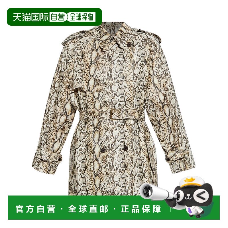 香港直邮Isabel Marant 长袖短款风衣 MA0408FAC1C01I
