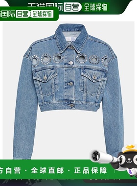 香港直邮7 For All Mankind 赛文 弗奥曼德 女士 Babe 精饰短款牛