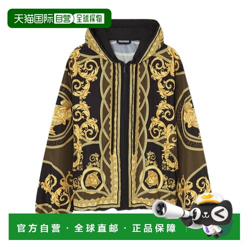 香港直邮Versace LA COUPE DES DIEUX防风夹克 10【付后1h可退】