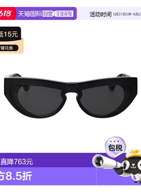 1h可退 香港直邮Burberry 巴宝莉 女士 深灰色醋纤太阳眼镜 0BE44