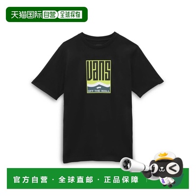 1h可退 香港直邮Vans 范斯 男童 M/C MAZE T恤童装 VN000030KBLK1