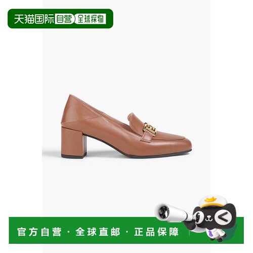 1h可退 香港直邮Bally 巴利 女士 Bekla 50 精饰皮质可拆卸鞋跟浅