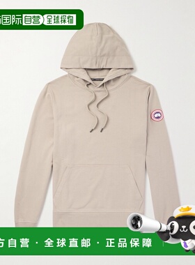 香港直邮Canada Goose 加拿大鹅 男士 Huron Logo-Appliqued 有机