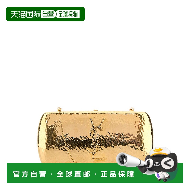 香港直邮Saint Laurent 圣罗兰 女士 金色金属晚宴包 840163JAAIU