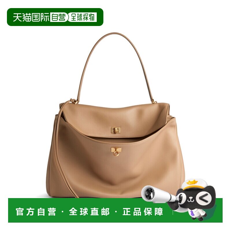 自营欧洲直邮Balenciaga巴黎世家 Rodeo女士可拆钥匙扣大号手提包