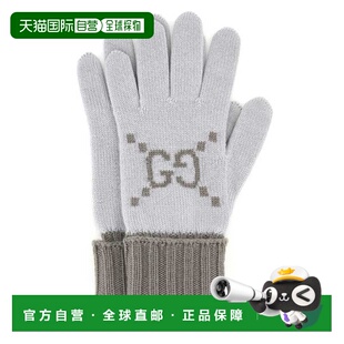 1h可退 欧洲直邮GUCCI 女士手套 8131363GAC01763 SS2026 白色 Gu
