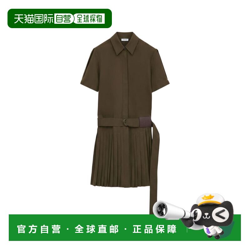 1h可退 香港直邮LOEWE 女士连衣裙 S359Y09XKPKHAKIGREEN4160 SS2