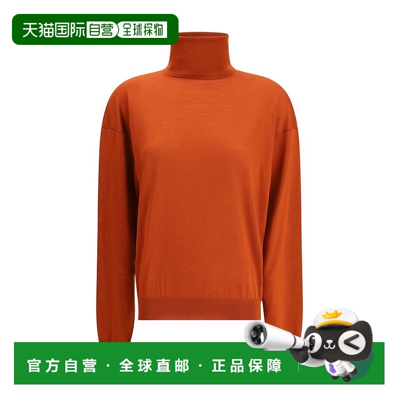 1h可退 香港直邮Saint Laurent 圣罗兰 女士 翻领羊毛毛衣 850331