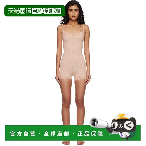 香港直邮SKIMS 女士 驼色 Fits Everybody Lace 连体衣 OSMDT9292