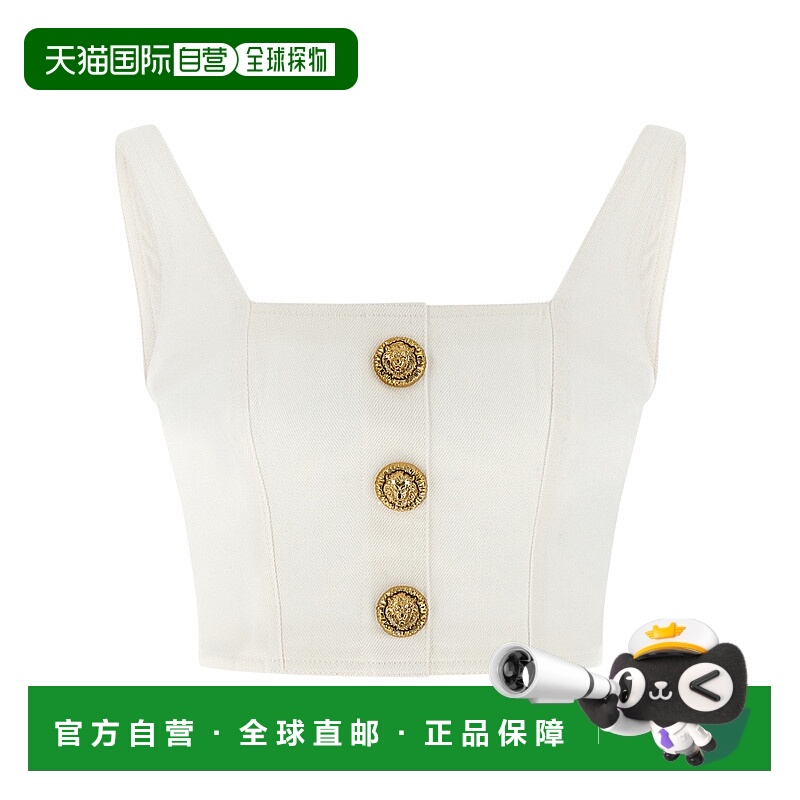 香港直邮Balmain 纽扣背心 GF1AD214DG14