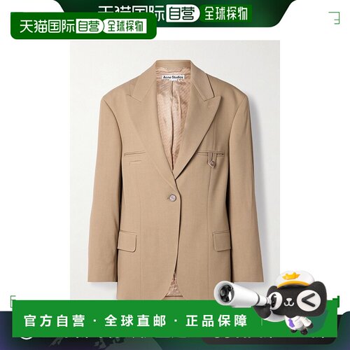 香港直邮Acne Studios 艾克妮 女士 单排扣羊毛西装外套 AH0302