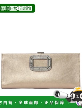 香港直邮Roger Vivier 水晶搭扣手拿包 RBWABDD0220L4Q