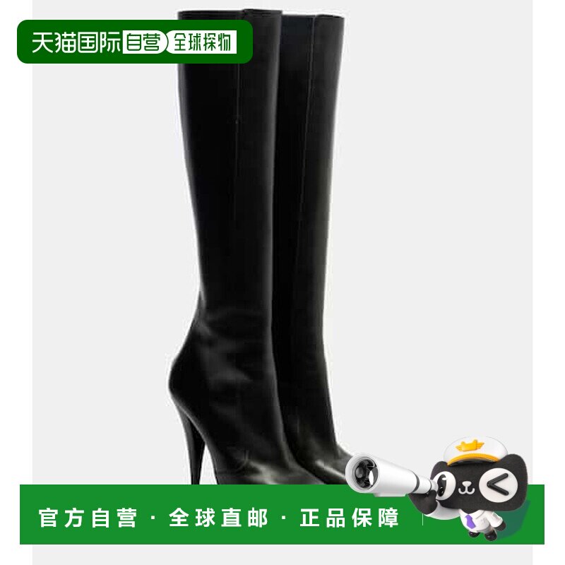 香港直邮Givenchy 纪梵希 女士 Sliced 方形皮质及膝靴子