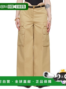 香港直邮Versace 高腰工装休闲裤 10136401A01718工装裤阔腿裤