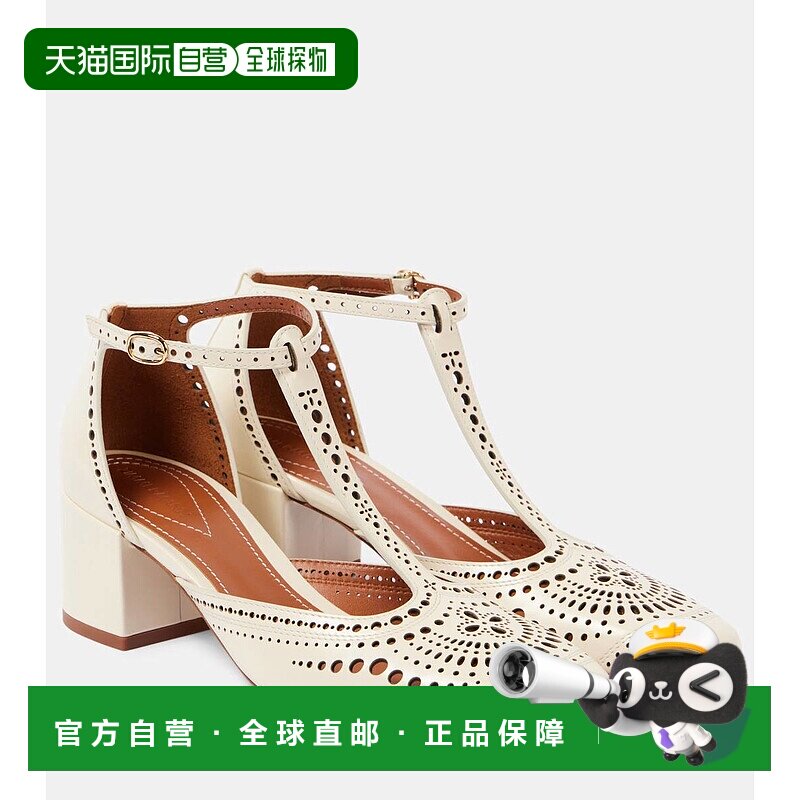 香港直邮ZIMMERMANN 女士 Eliot 皮质浅口鞋 white白色 舒适时尚