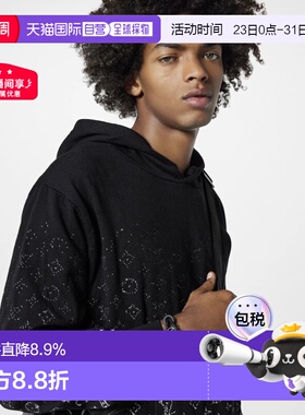 自营1h可退 欧洲直邮LV路易威登 男士黑色黄铜/帆布手链时尚高级