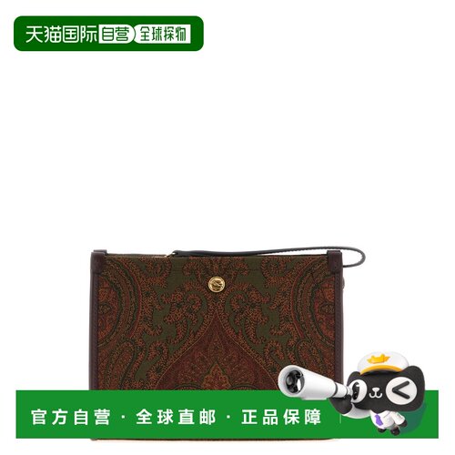 香港直邮Etro 艾特罗 女士 中号提花手拿包小包 WP2C0007AQ13A