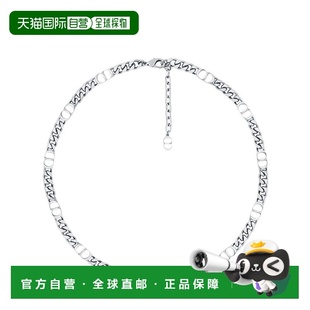 女士银色饰面黄铜CD标志细款 欧洲直邮DIOR ICON系列 项链 迪奥