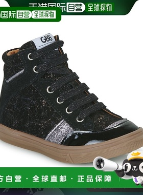欧洲直邮GBB 女孩 LAURETTE 高帮板鞋 运动鞋黑色
