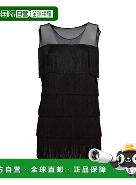 1h可退 香港直邮NORMA KAMALI 诺玛 卡玛丽 女士 黑色连衣裙 ST32