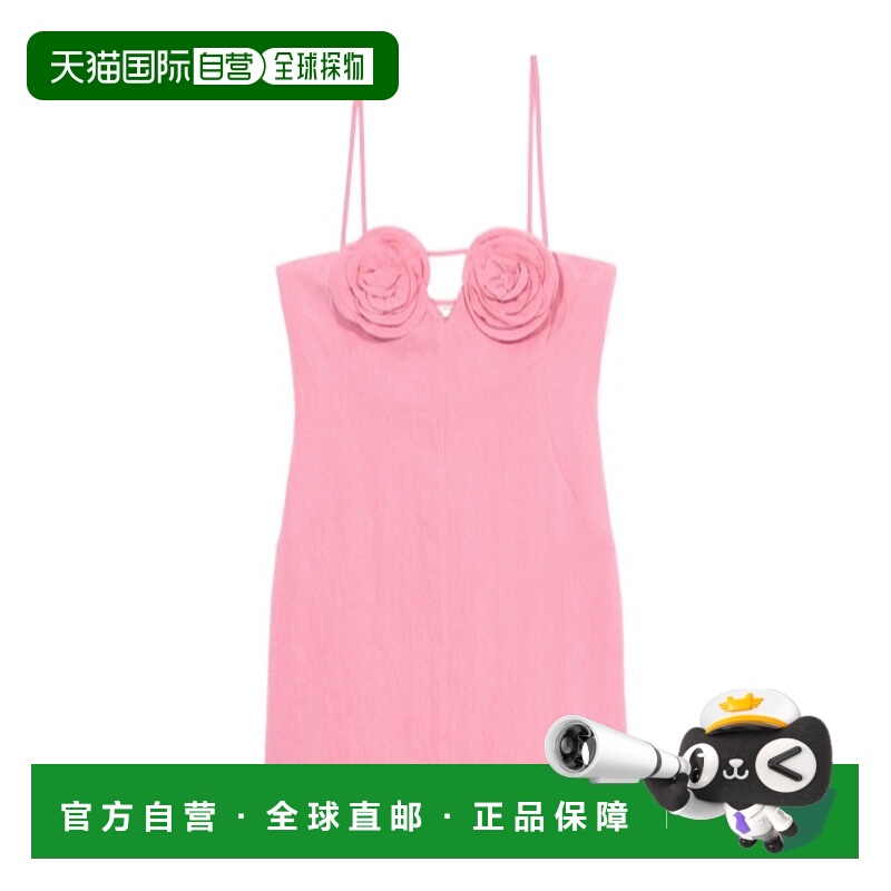 香港直邮Blumarine 玫瑰装饰迷你连衣裙 2A628A