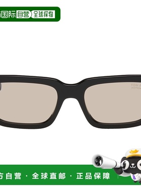 1h可退 香港直邮Tom Ford 汤姆 福特 男士 黑色 Ezra 太阳镜 FT10