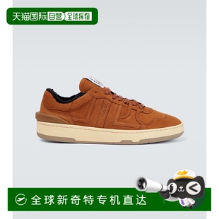 土褐色 香港直邮Lanvin 绒面革运动鞋 朗雯 000269 男士