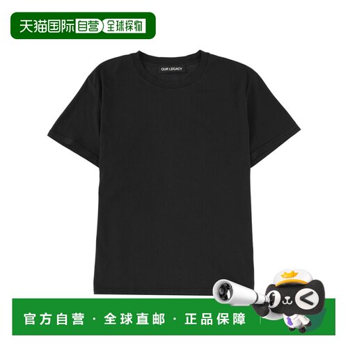 1h可退 香港直邮OUR LEGACY 女士T恤 W2266CBBLACKCLEANJERSEY SS