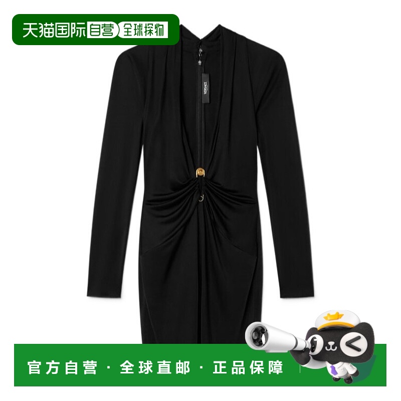 香港直邮VERSACE 25SS Safety Pin修身迷你连衣裙 Women